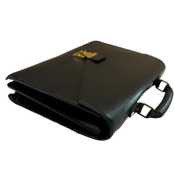 Authentic Louis Vuitton Brief Case Serviette Couseiller Epi Used LV Handbag Vint - Picture 3 of 13